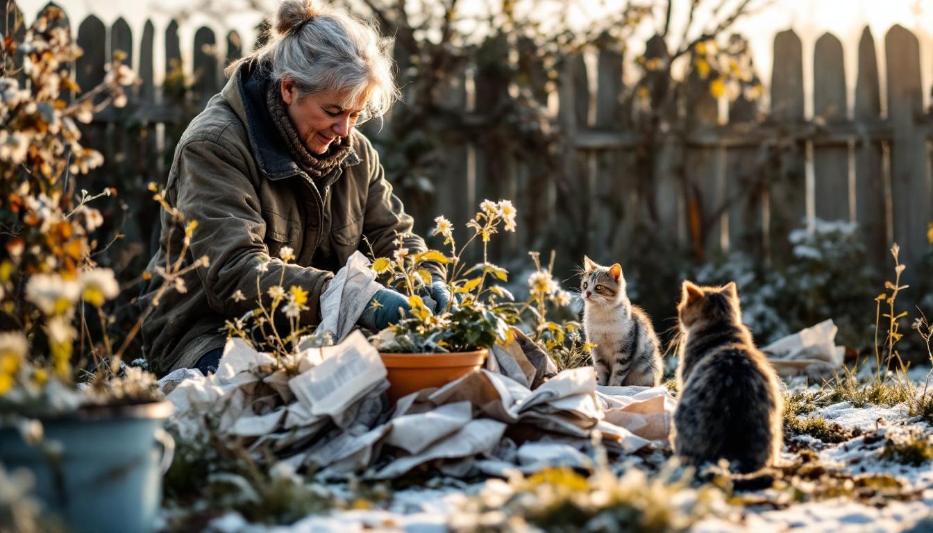 ben je bang voor nachtvorst? ontdek deze slimme recycletruc die je tuinplanten verrassend goed beschermt tegen vorstschade.