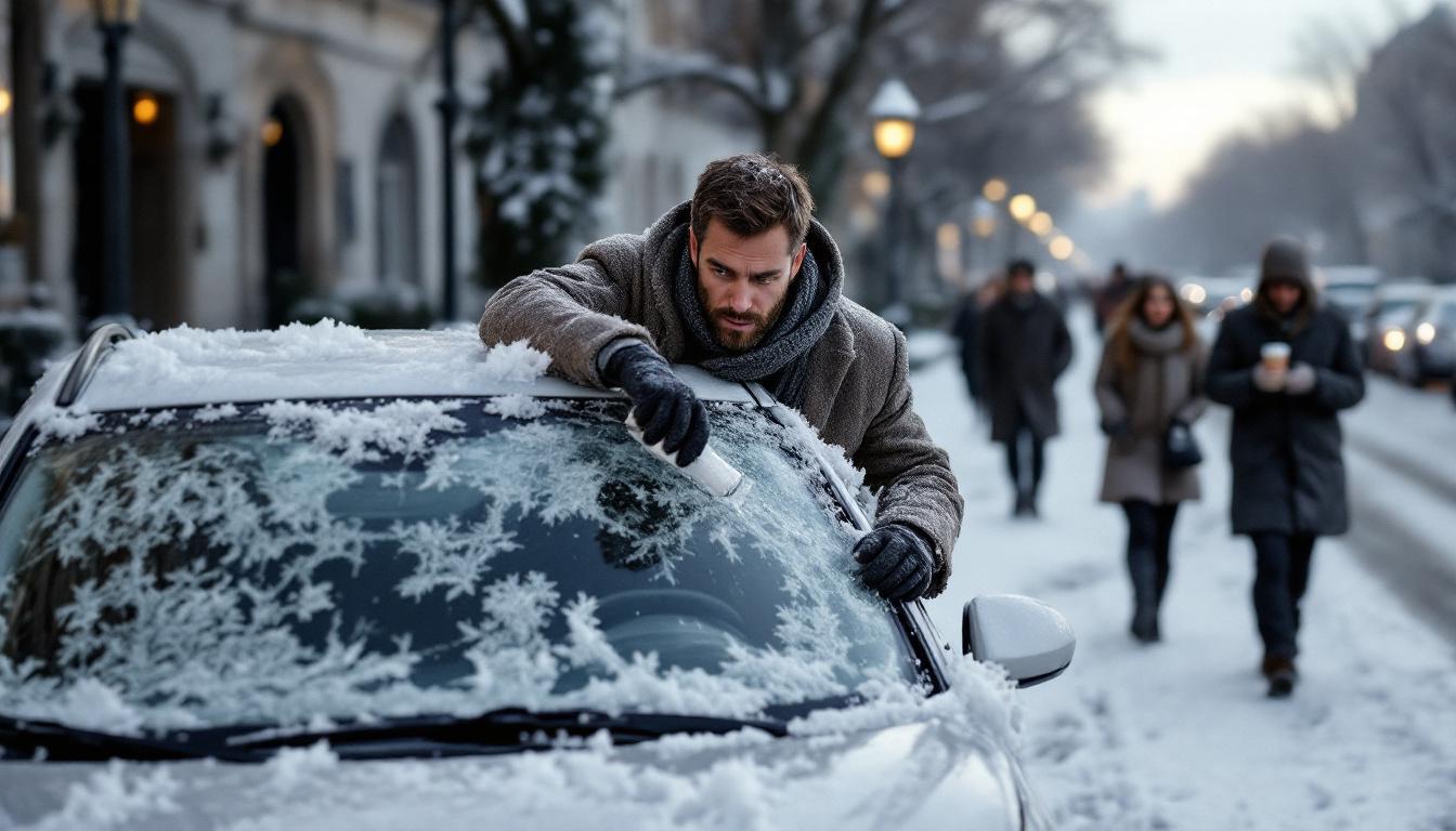 bereid je voor op de eerste nachtvorst met onze tips om je autoruiten snel en efficiënt te krabben. ontdek handige methoden om veilig te rijden bij vorst.