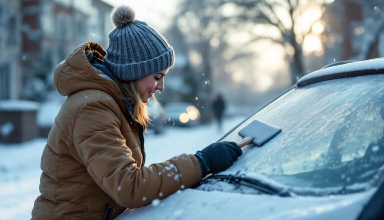 de eerste nachtvorst komt eraan! ontdek hoe je je autoruiten snel en efficiënt krabt voor een veilige start van de dag.