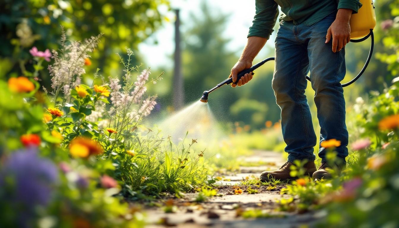 ontdek dit natuurlijke mengsel dat effectiever is tegen onkruid dan witte azijn en dat je waarschijnlijk al in huis hebt. milieuvriendelijk en eenvoudig te gebruiken voor een schoon tuinpad.