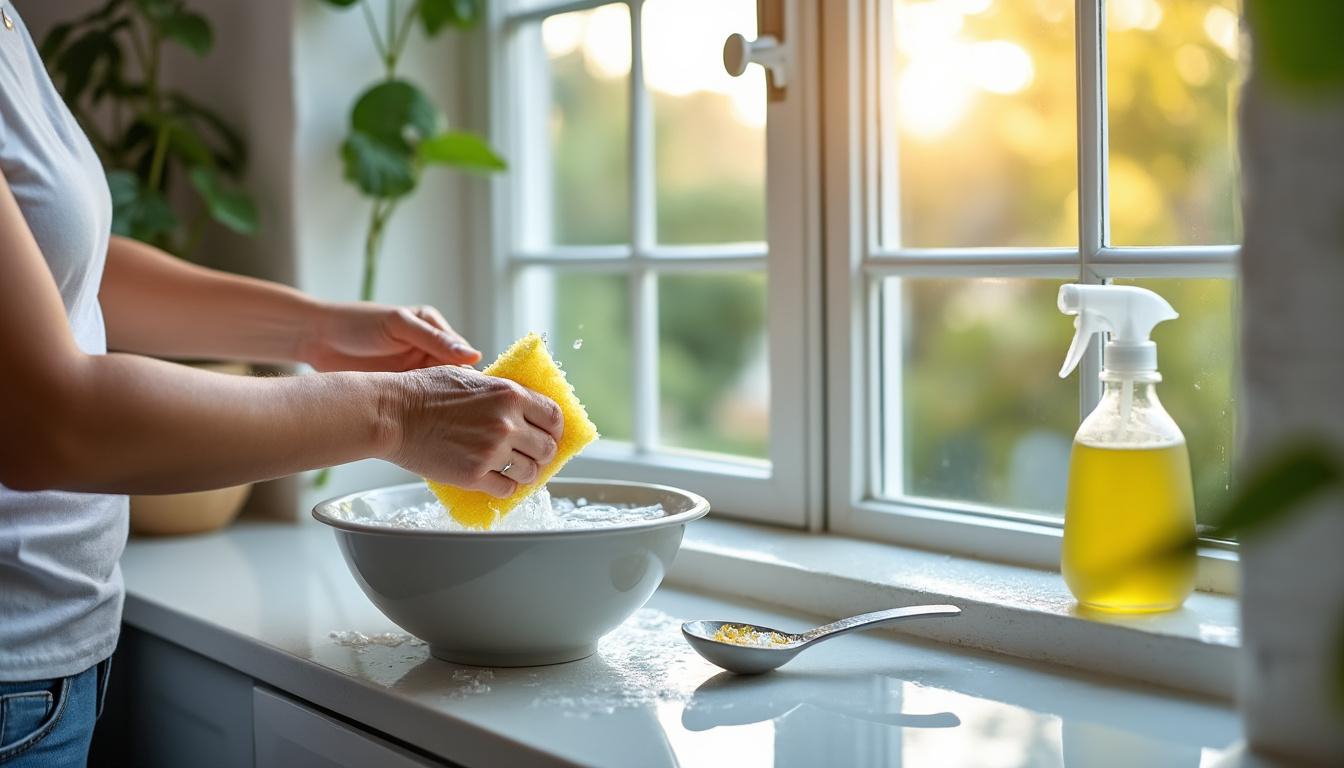 ontdek het geheim voor streeploze ramen: voeg één eetlepel van dit ingrediënt toe aan je sopwater en geniet van langer schone ramen zonder strepen.