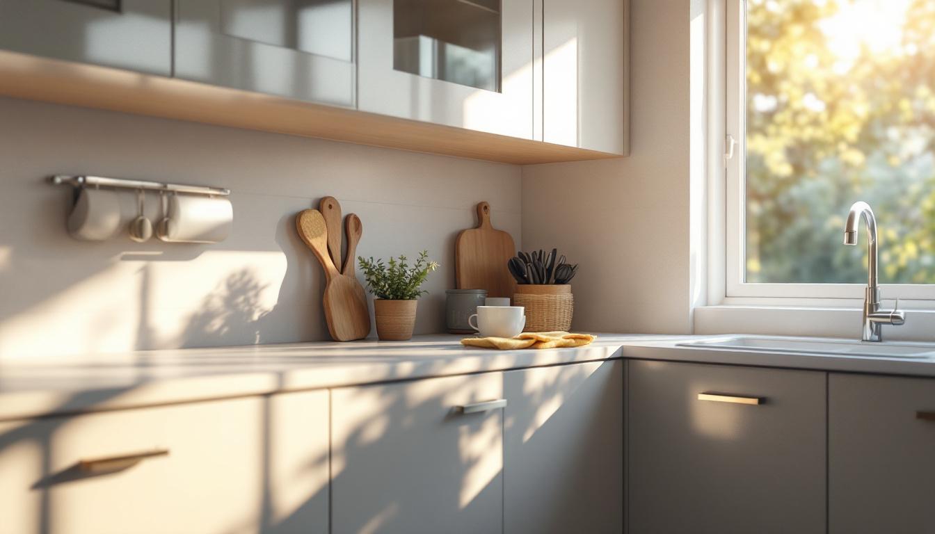 ontdek de eenvoudige methode om vet en vuil in uw keukenkastjes binnen één minuut te verwijderen, zodat ze weer glanzen als nieuw.