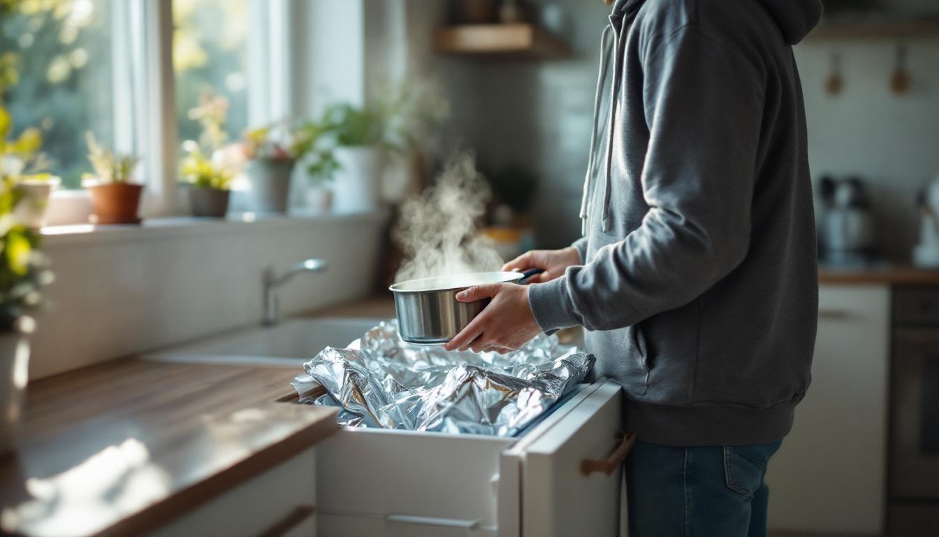 ontdooi je vriezer snel en gemakkelijk met aluminiumfolie en bespaar tegelijkertijd veel energie en kosten. ontdek hoe deze eenvoudige methode je helpt efficiënter te zijn in huis.