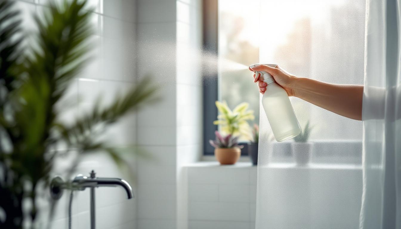 heb je schimmel op je douchegordijn? ontdek deze eenvoudige truc om het snel en effectief te verwijderen en je douchegordijn eruit te laten zien als nieuw.