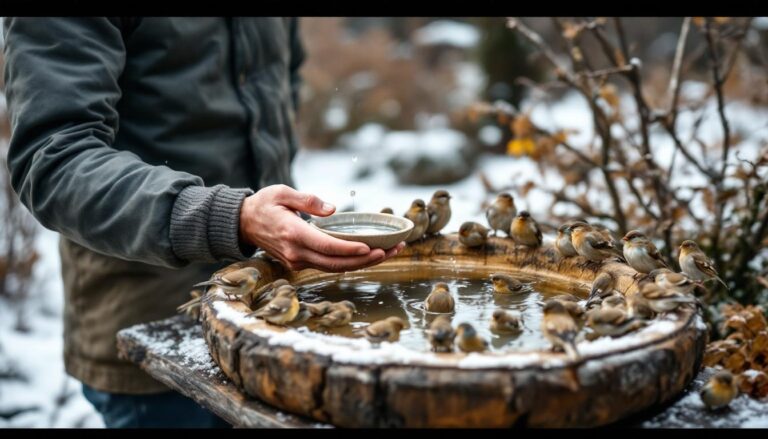 ontdek slimme en eenvoudige manieren om in de winter een zwerm vogels naar je tuin te lokken zonder zaden te gebruiken. natuurlijke tips voor een vogelvriendelijke tuin het hele seizoen door.