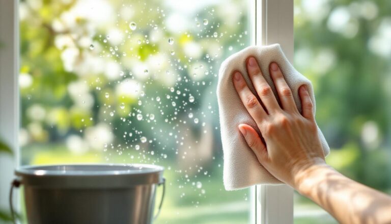 ontdek hoe je snel en eenvoudig je ramen kunt laten glanzen met slechts een paar druppels in het water - perfect voor luie mensen die stralende ramen willen tot het voorjaar!