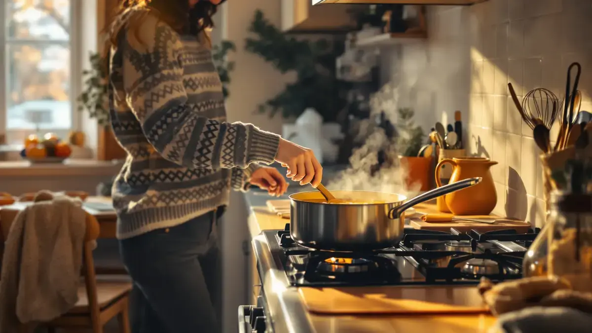 Deze kleine verandering in de manier waarop je kookt helpt je huis in de winter natuurlijk beter te verwarmen