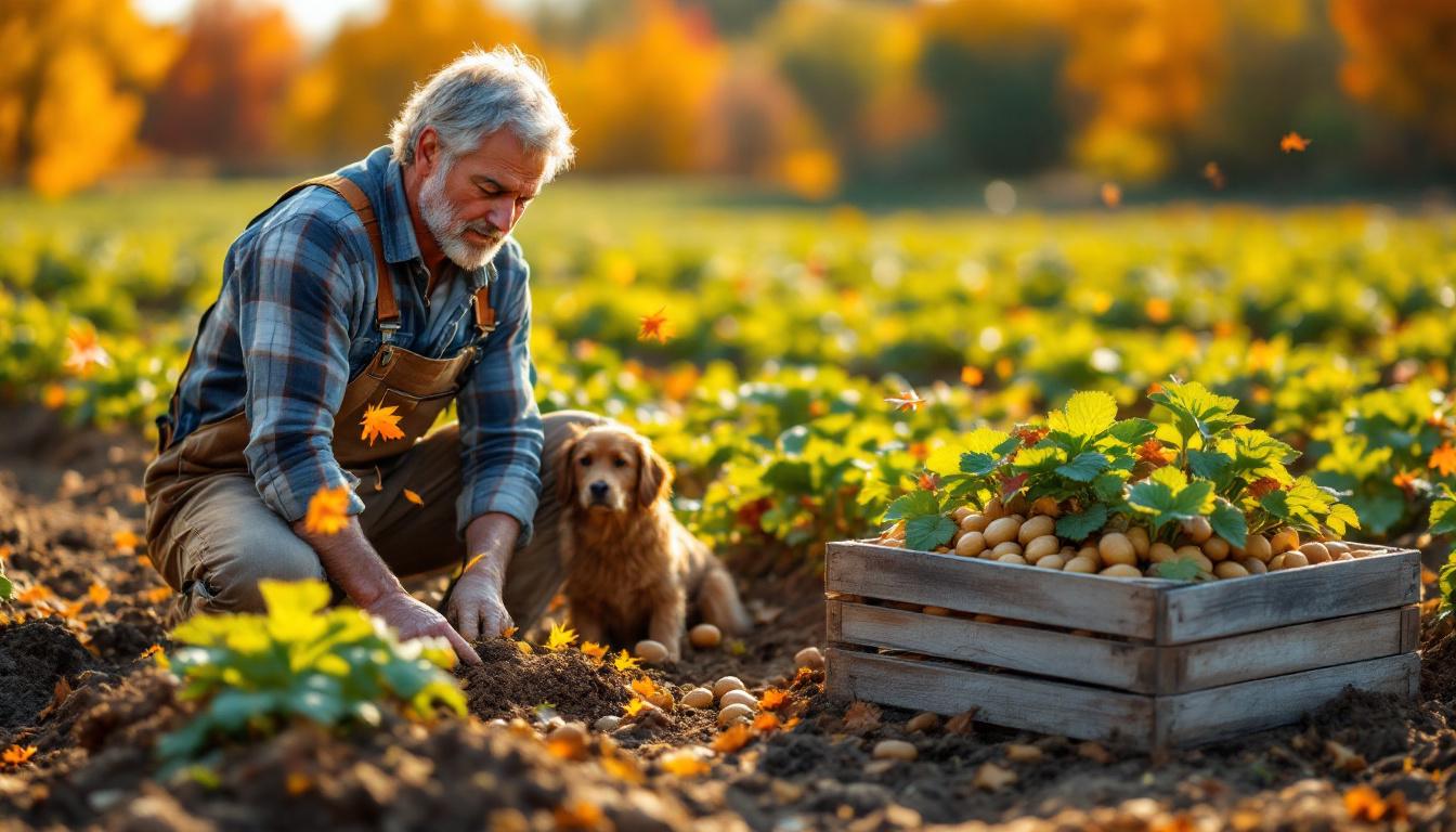 ontdek wat je in de herfst onder aardappelen moet begraven voor een rijke, driedubbele oogst in de zomer. tips en trucs voor een succesvolle aardappelteelt.