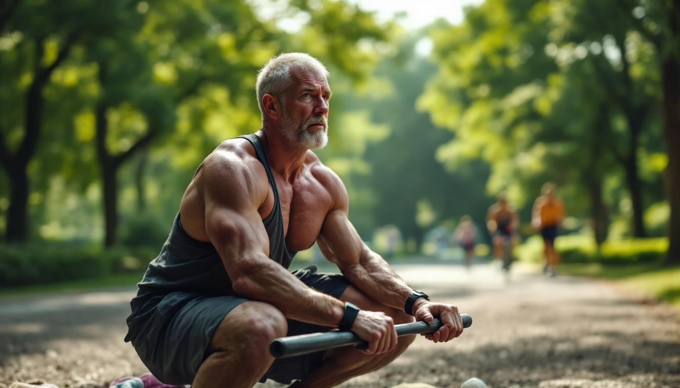krachttraining vertraagt de hersenveroudering en vermindert tegelijkertijd buikvet voor een gezonder lichaam en geest.